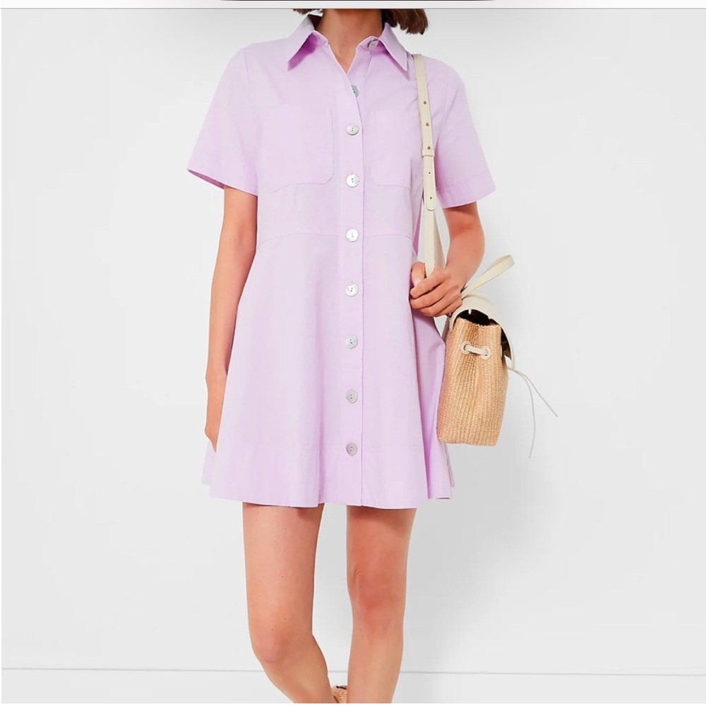 Tuckernuck Lilac Meryl Shirt Dress